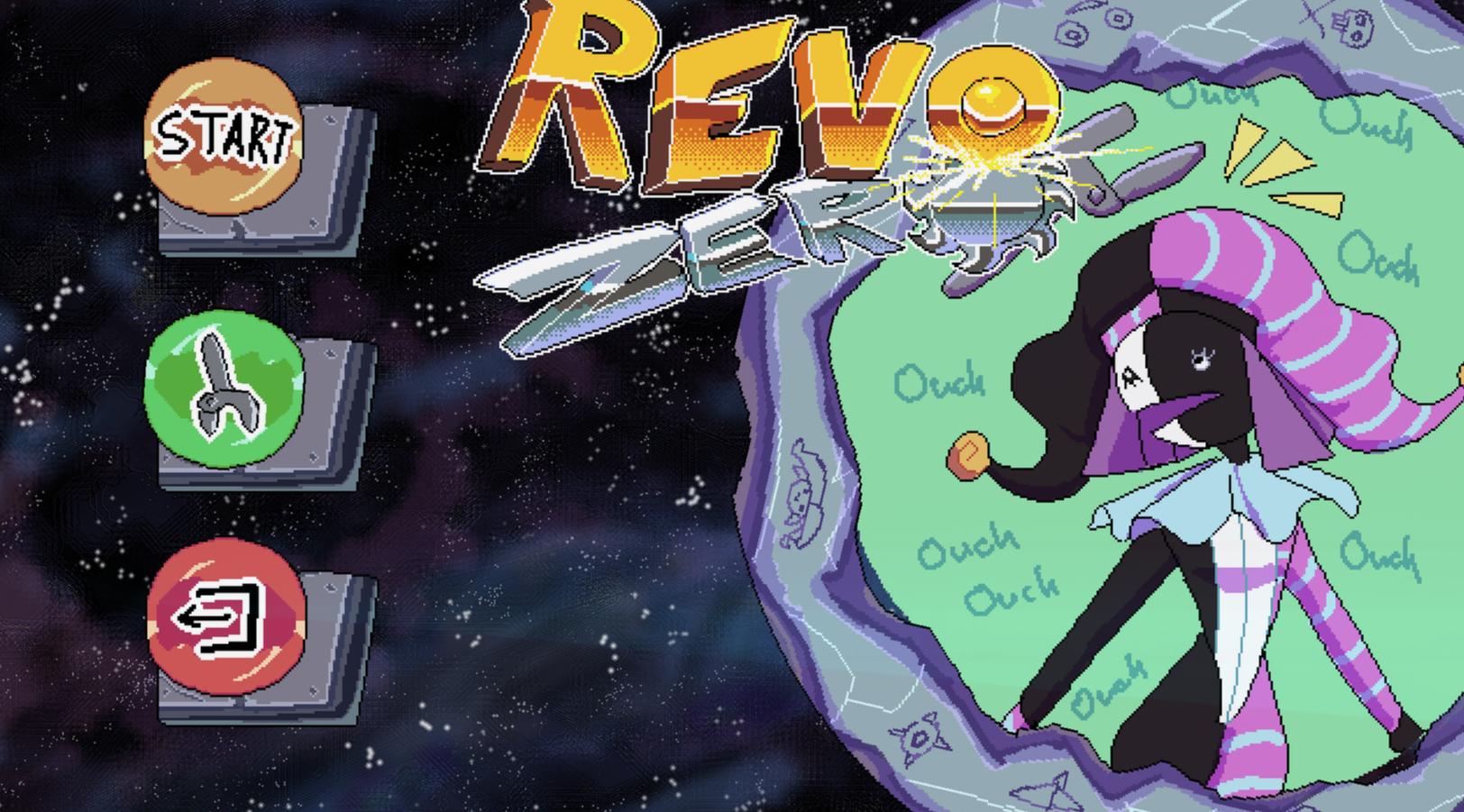 Revo Zero title screen